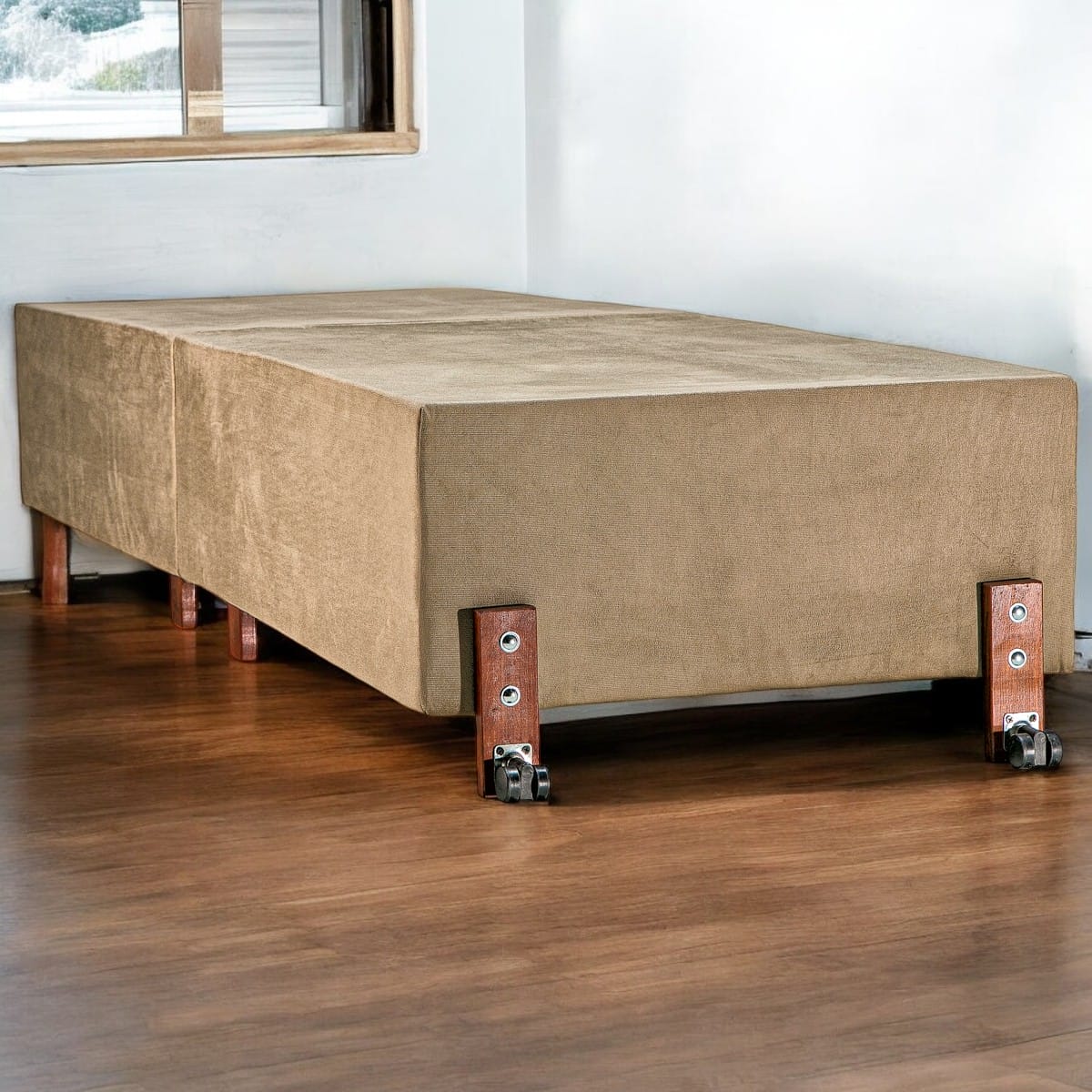 Cama Dobrável ALTA 33cm do chão 70cm Largura, Solteiro de Abrir com Colchão Embutido — segunda foto