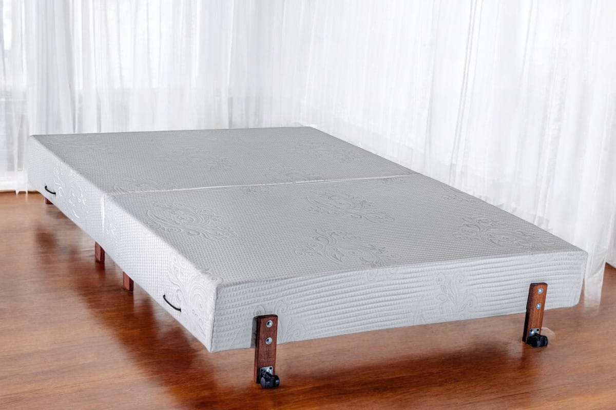 Cama Dobrável Casal Magnética 130cm Largura de Abrir com Colchão Embutido