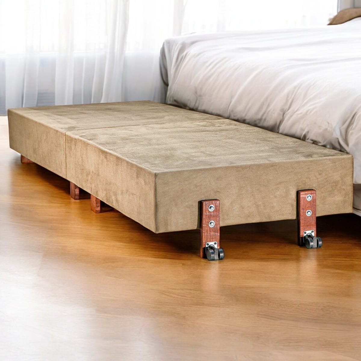 Cama Dobrável 60cm Largura Solteiro de Abrir com Colchão Embutido — segunda foto