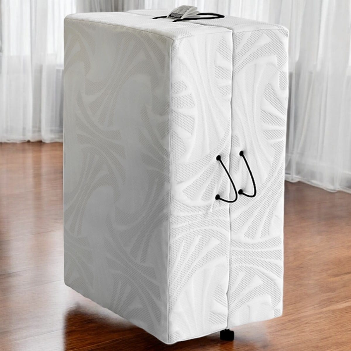 Cama Dobrável Solteiro 70cm Largura Magnética Luxo de Abrir com Colchão Embutido