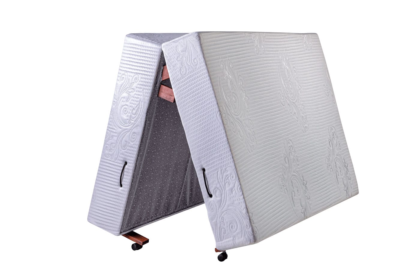 Cama Dobrável Casal Kenko Premium meio aberta