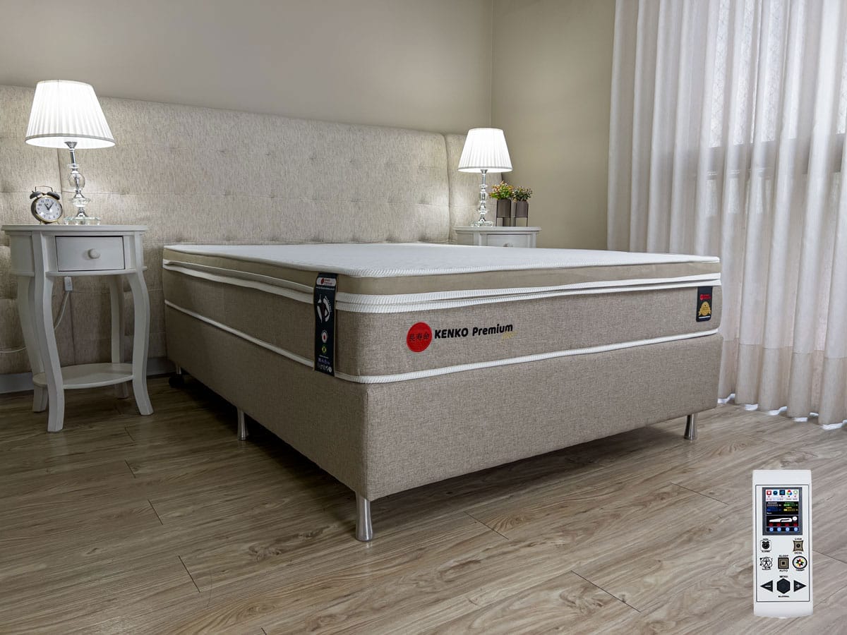 Colchão Magnético Casal Plus Pillow Top - Conforto Médio - Com Massagem Bluetooth - 25cm Original — segunda foto