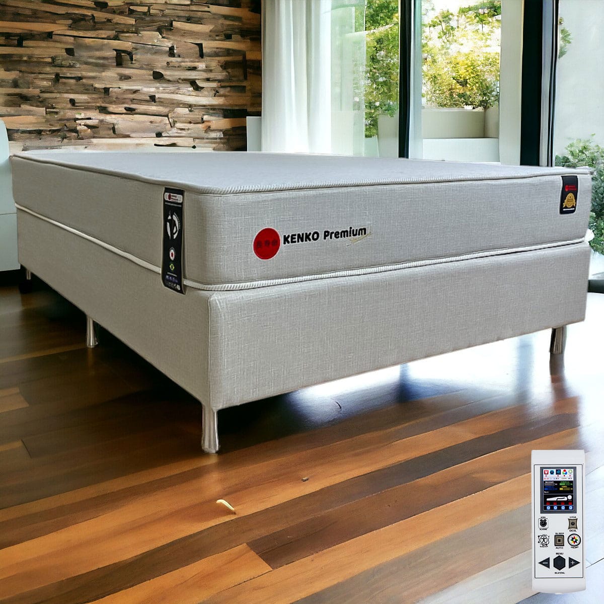 Colchão Magnético King Size Standard - Conforto Ortopédico - Com Massagem Bluetooth - 25cm Original