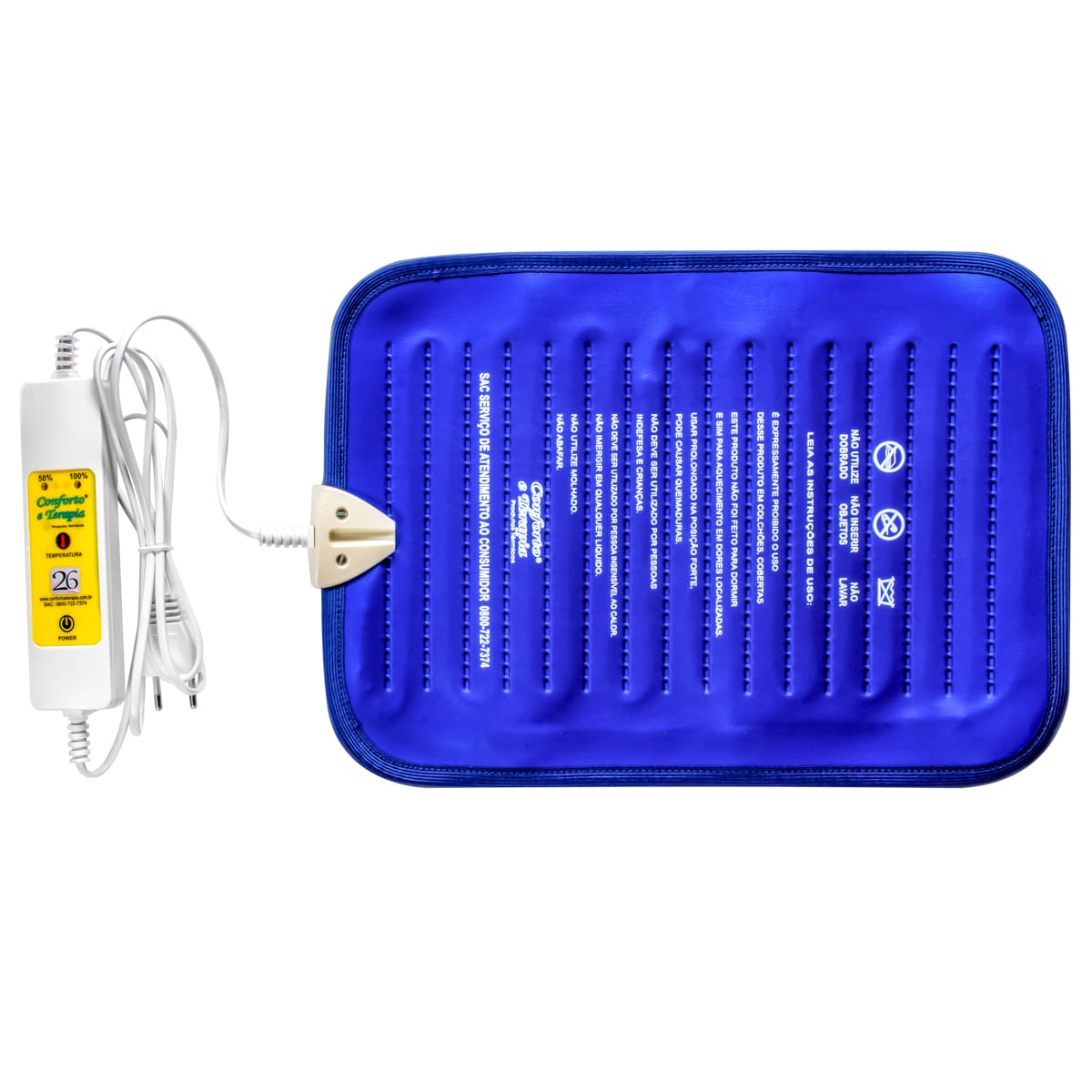 Compressa Térmica Elétrica Bivolt Kenko Premium