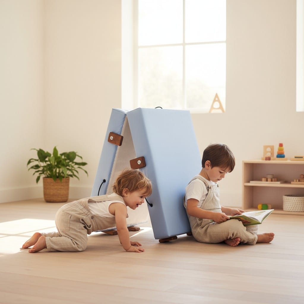 Mini Cama Infantil Dobrável para Creche e Escolinha 0,55x1,32 Kenko Premium