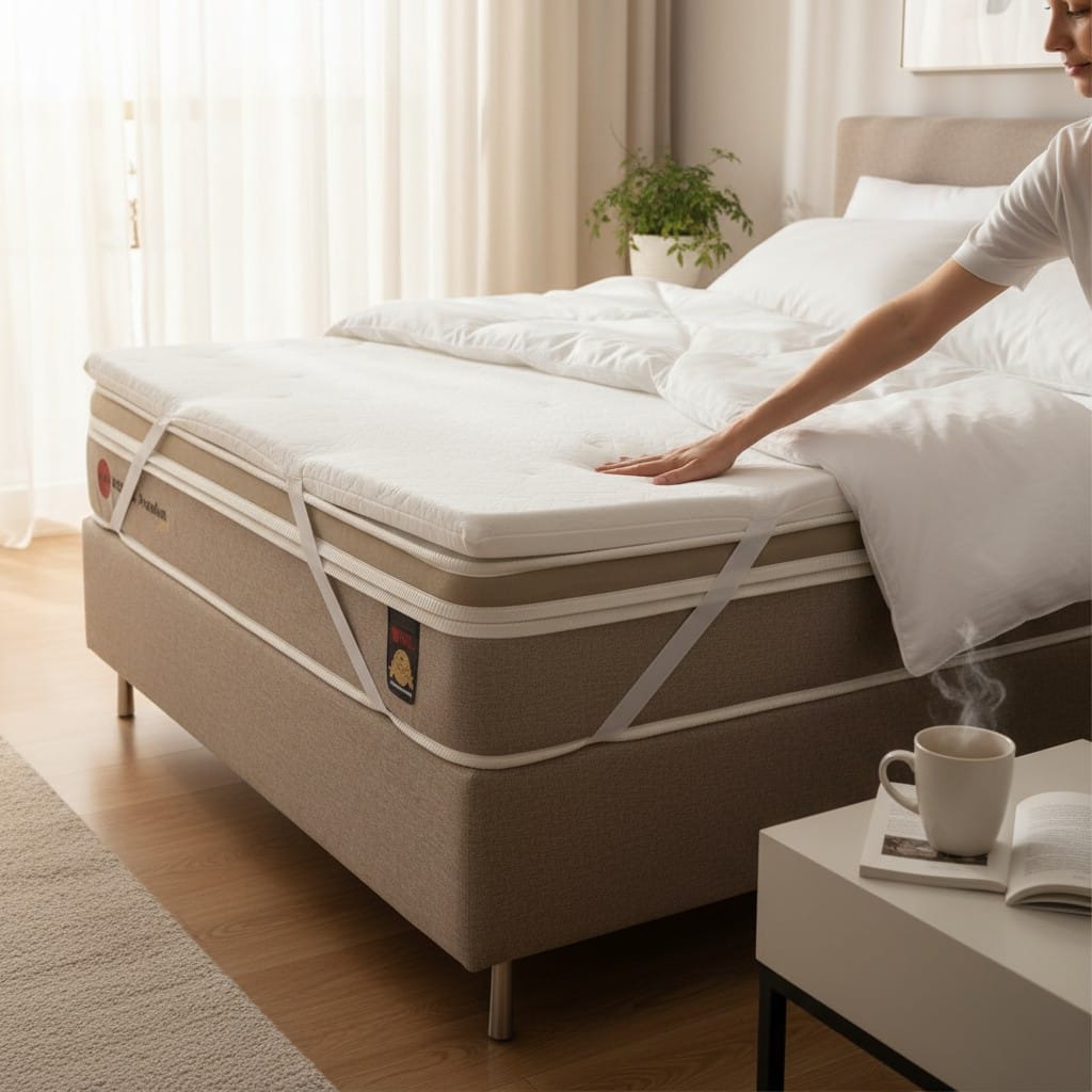 Pilow Top Soft Para Colchão Kenko Premium Com Elásticos Fixação - Queen Size 1,58x1,98 — segunda foto