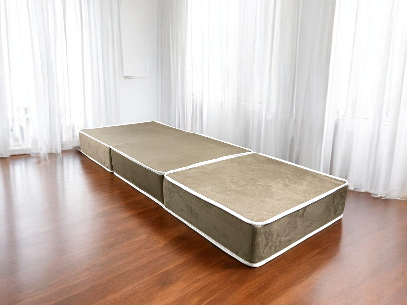 Puff Dobrável 70cm aberto Kenko Premium
